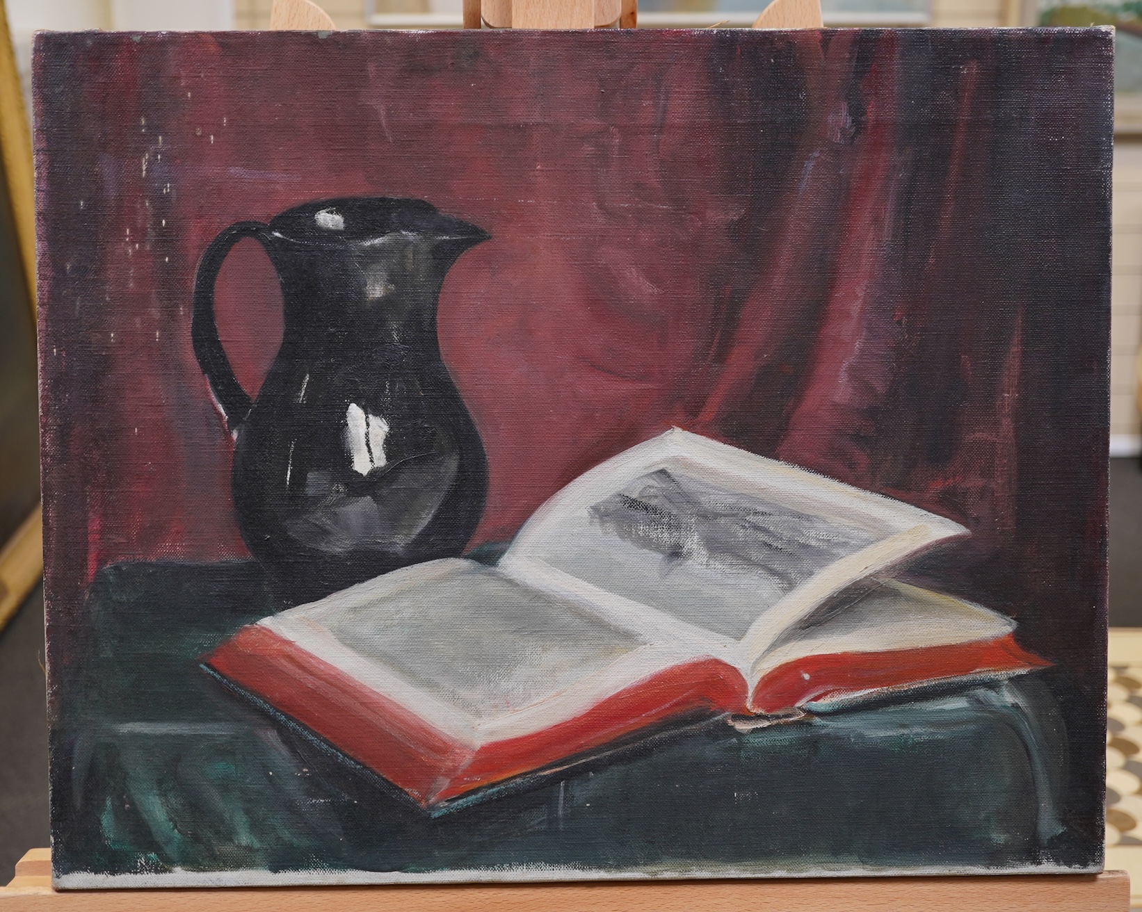 Rhoda Vava Mary Lecky, Lady Birley, Irish (1900-1981), 'Open Book with Jug'